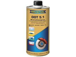 Тормозная жидкость RAVENOL DOT-5.1 (1л)