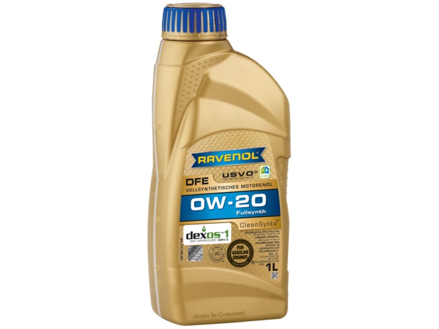 Моторное масло RAVENOL DFE SAE 0W-20 (1л) фото 1