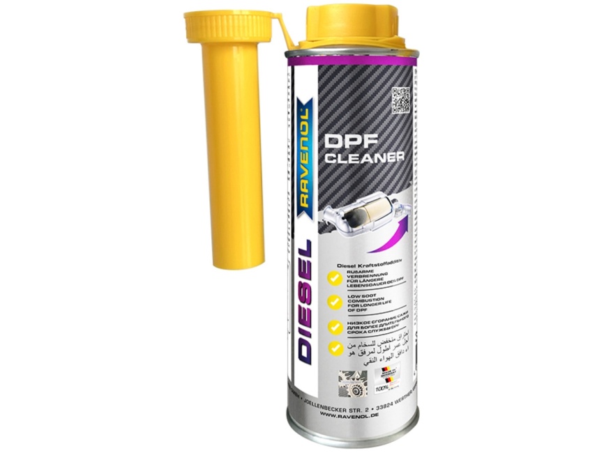 Присадка-очиститель топливной системы и сажевых фильтров RAVENOL DPF Cleaner (0,3 л) фото 1