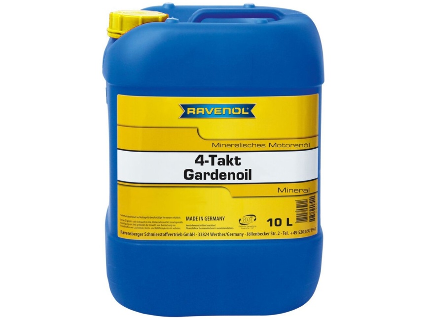 Моторное масло RAVENOL 4-Takt Gardenoil HD 30 (10л) фото 1