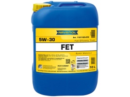 Моторное масло RAVENOL FET Fuel Efficiency Truck SAE 5W-30 (10л)
