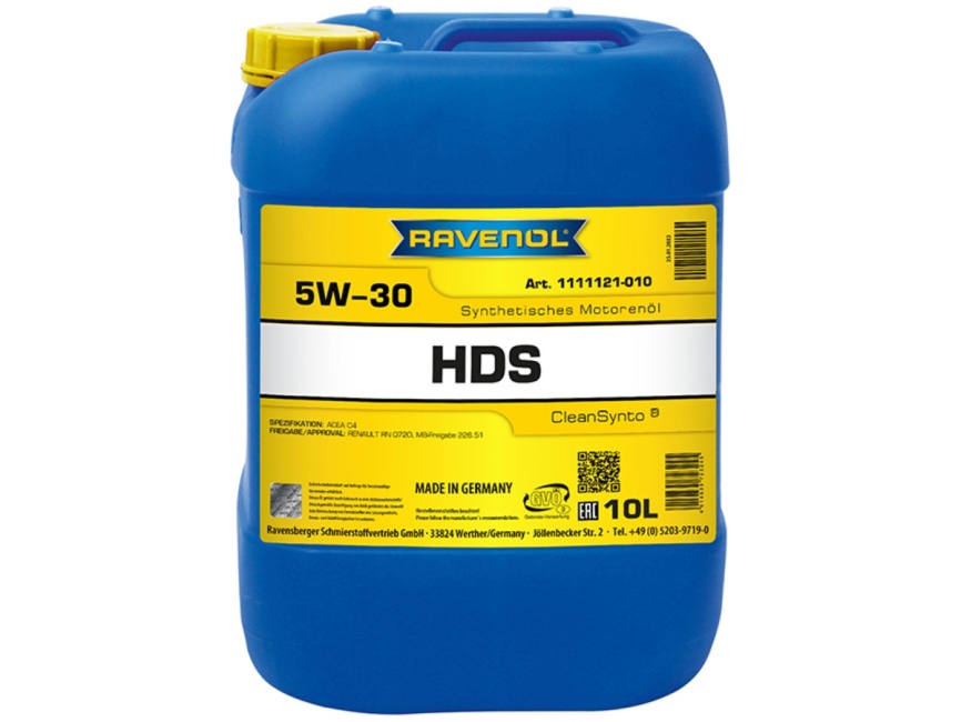 Моторное масло RAVENOL HDS Hydrocrack Diesel Specif SAE 5W-30 (10л) фото 1
