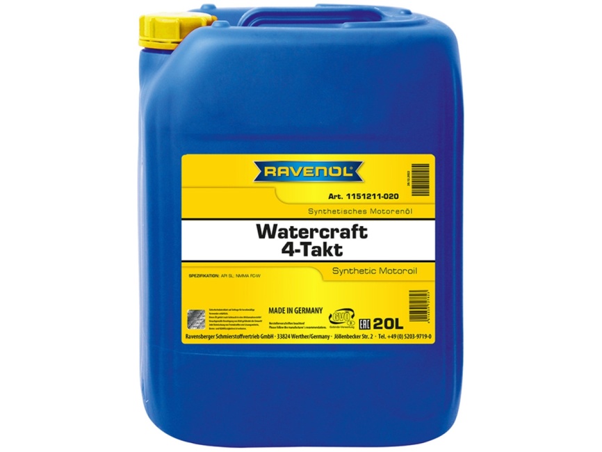 Моторное масло для 4-Такт RAVENOL WATERCRAFT 4-Takt (20л) фото 1