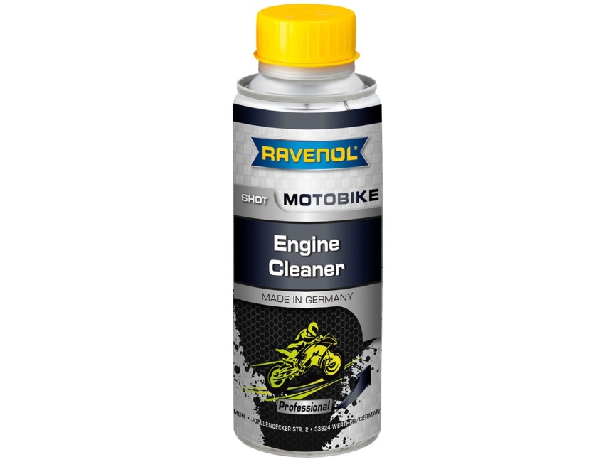Присадка-очиститель двигателя мототехники RAVENOL Motobike Engine Cleaner Shot (0.1л) фото 1