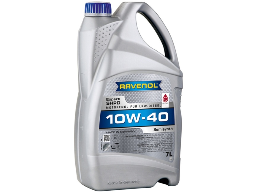 Моторное масло RAVENOL Expert SHPD SAE 10W-40 (7л) фото 1