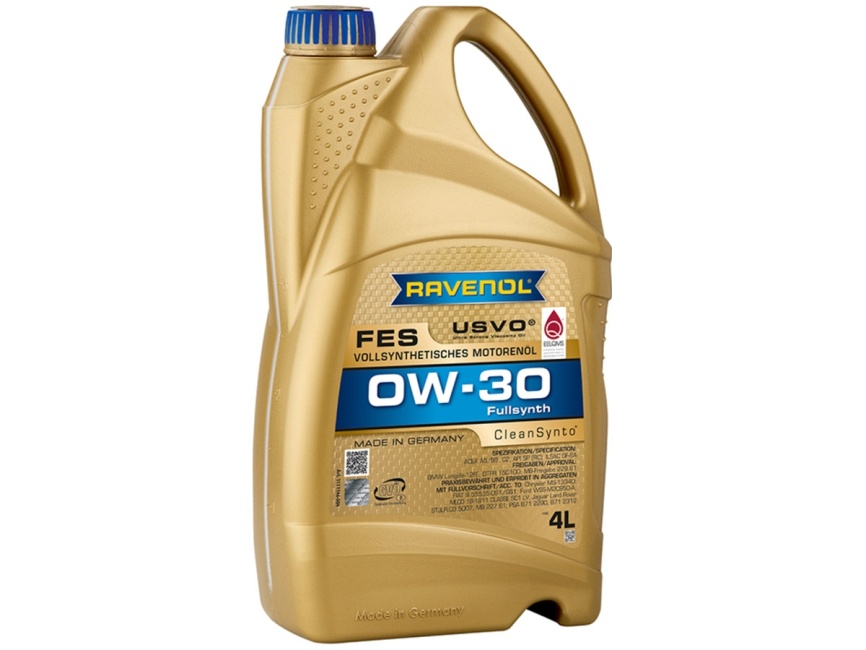 Моторное масло RAVENOL FES SAE 0W-30 (4л) фото 1