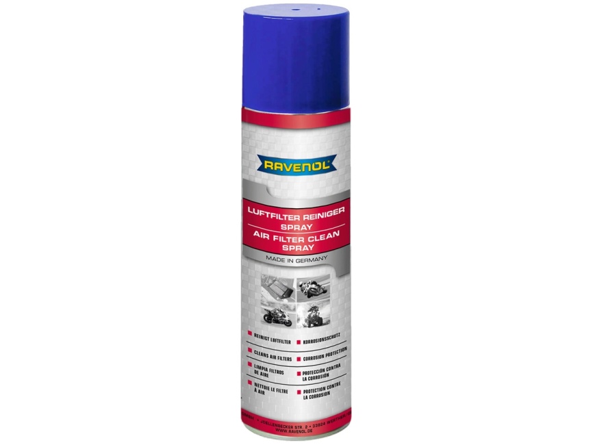 Очиститель для поролон. фильтров RAVENOL Air Filter Clean Spray (0,5л) фото 1