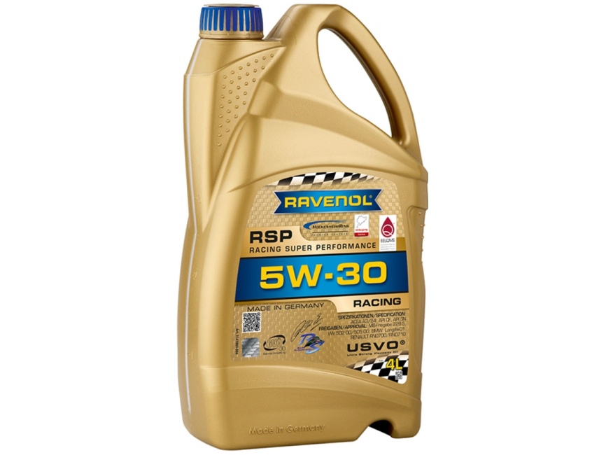 Моторное масло RAVENOL RSP Racing Super Performance SAE 5W-30 (4л) фото 1