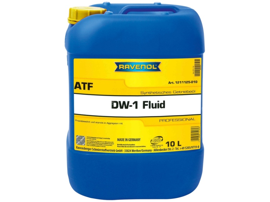 Трансмиссионное масло RAVENOL ATF DW-1 Fluid (10л) фото 1