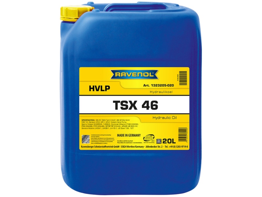Гидравлическое масло RAVENOL Hydraulikoel TSX 46 (HVLP) (20л) фото 1