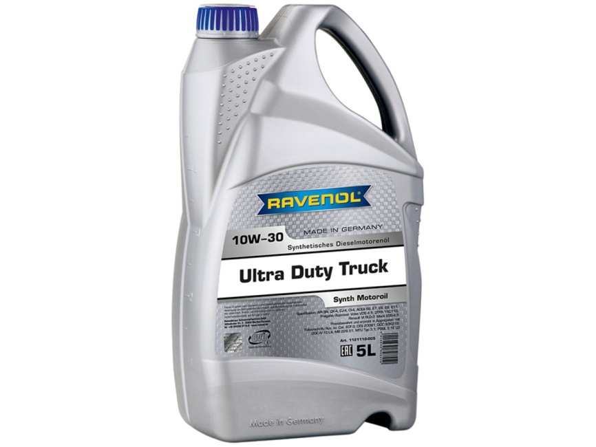Моторное масло RAVENOL UDT Ultra Duty Truck SAE 10W-30 (5л) фото 1