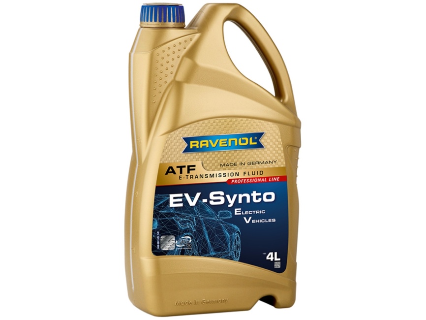 Трансмиссионное масло RAVENOL EV-Synto ATF E-Transmission Fluid (4л) фото 1