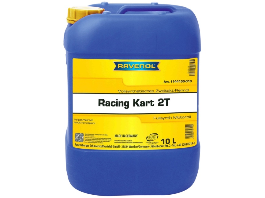 Моторное масло для 2-Такт картов RAVENOL Racing Kart 2T (10л) фото 1