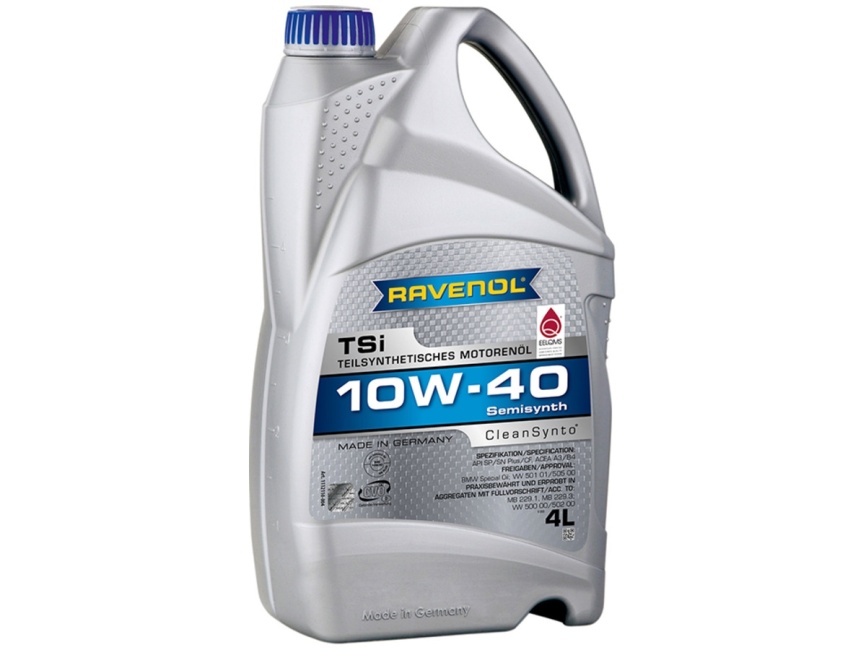 Моторное масло RAVENOL TSI SAE 10W-40 (4л) фото 1