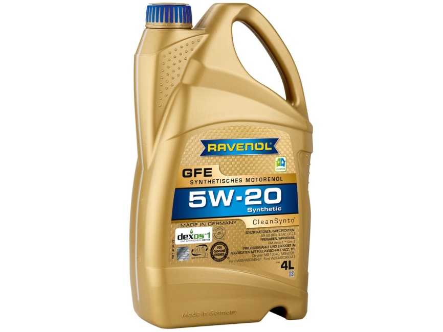 Моторное масло RAVENOL GFE SAE 5W-20 (4л) фото 1
