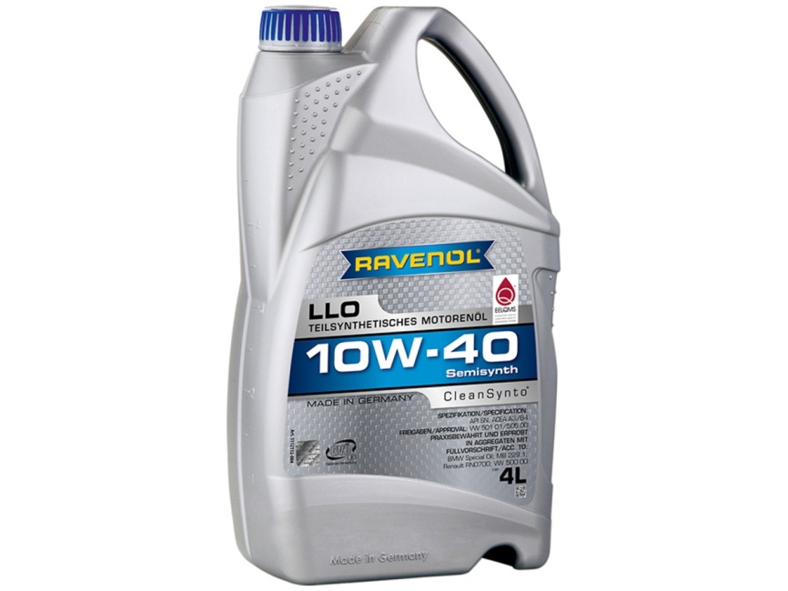 Моторное масло RAVENOL LLO SAE 10W-40 (4л) фото 1