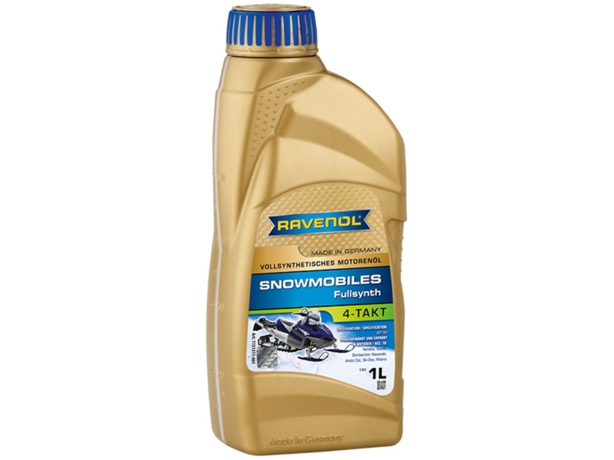 Масло для 4-Такт снегоходов RAVENOL Snowmobiles 4-Takt Fullsynth. (1л) фото 1